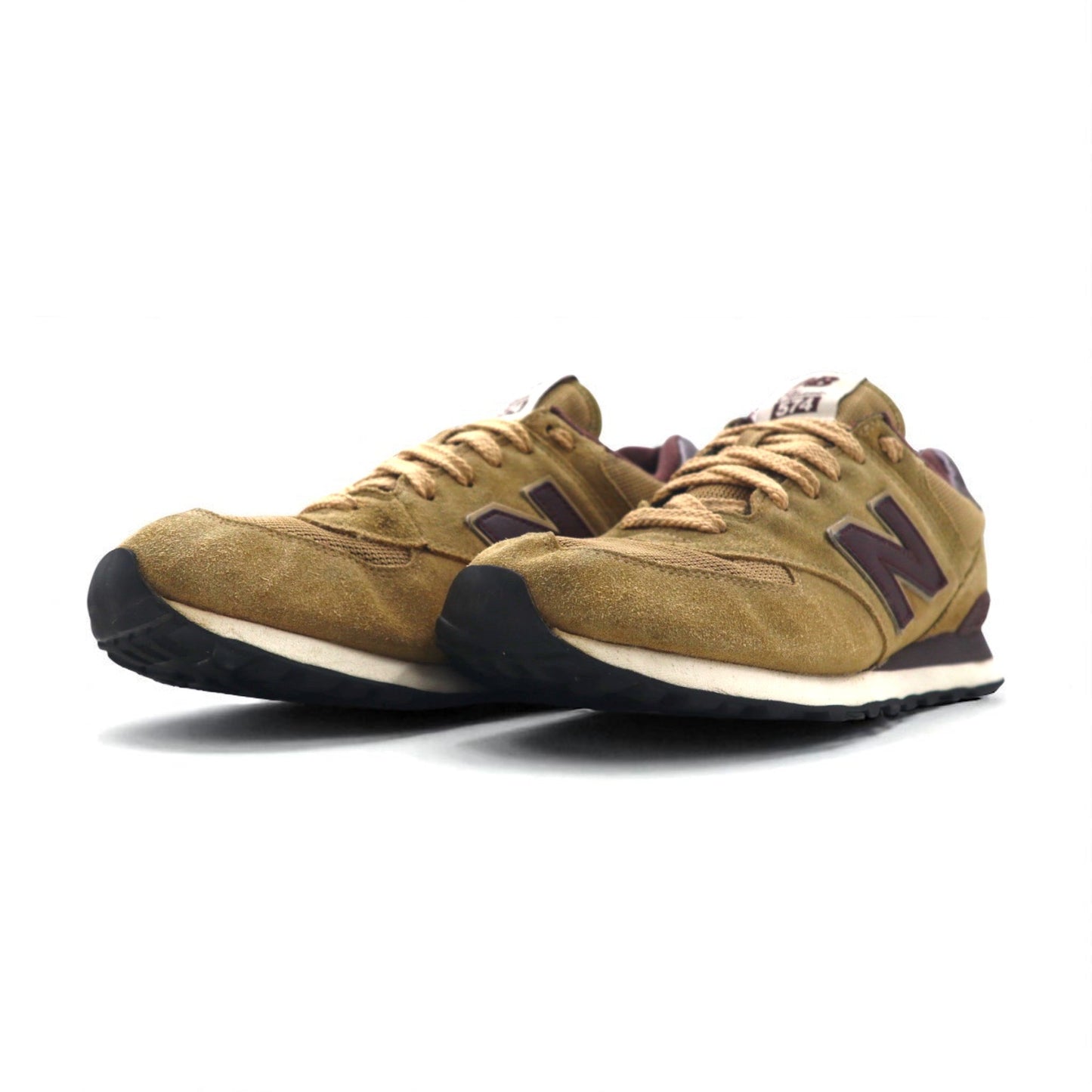 new balance 574 スエード スニーカー 29cm ベージュ メッシュ ML574VCI