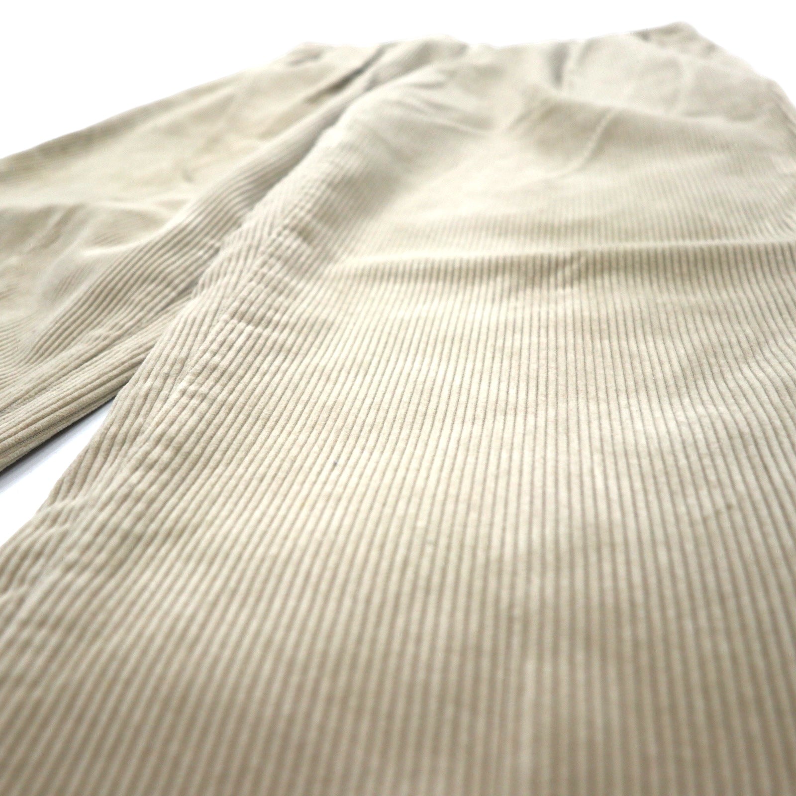 POLO RALPH LAUREN 90s Wide Corduroy Pants Size 36 Beige Cotton ANDREW PANT Made in the Dominican Republic