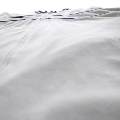 Sean John 90年代 パイル地 半袖 トラックジャケット ジャージ XL ホワイト コットン ポリエステル ワンポイントロゴ刺繍