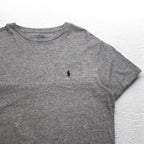POLO RALPH LAUREN クラシックフィット ポケット Tシャツ ポケT L グレー スモールポニー刺繍