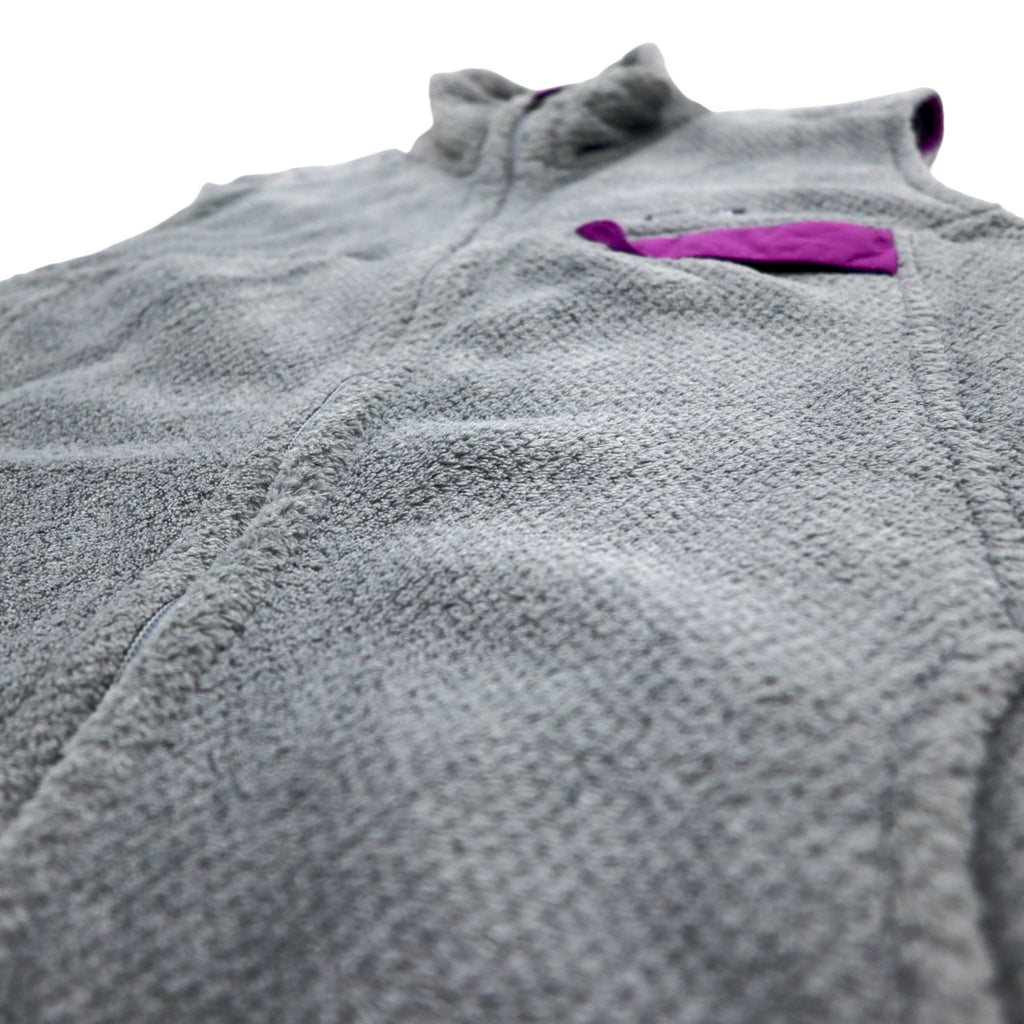Patagonia Full Zip Fleece Vest XL Gray Polyester POLARTEC 25445