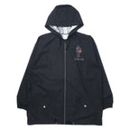 日本然リトテ-古着オンライン-adidas 90年代 シェルパーカー ナイロンジャケット 176 ブラック-adidas 90's Shell Hoodie Windbreaker 176 Black