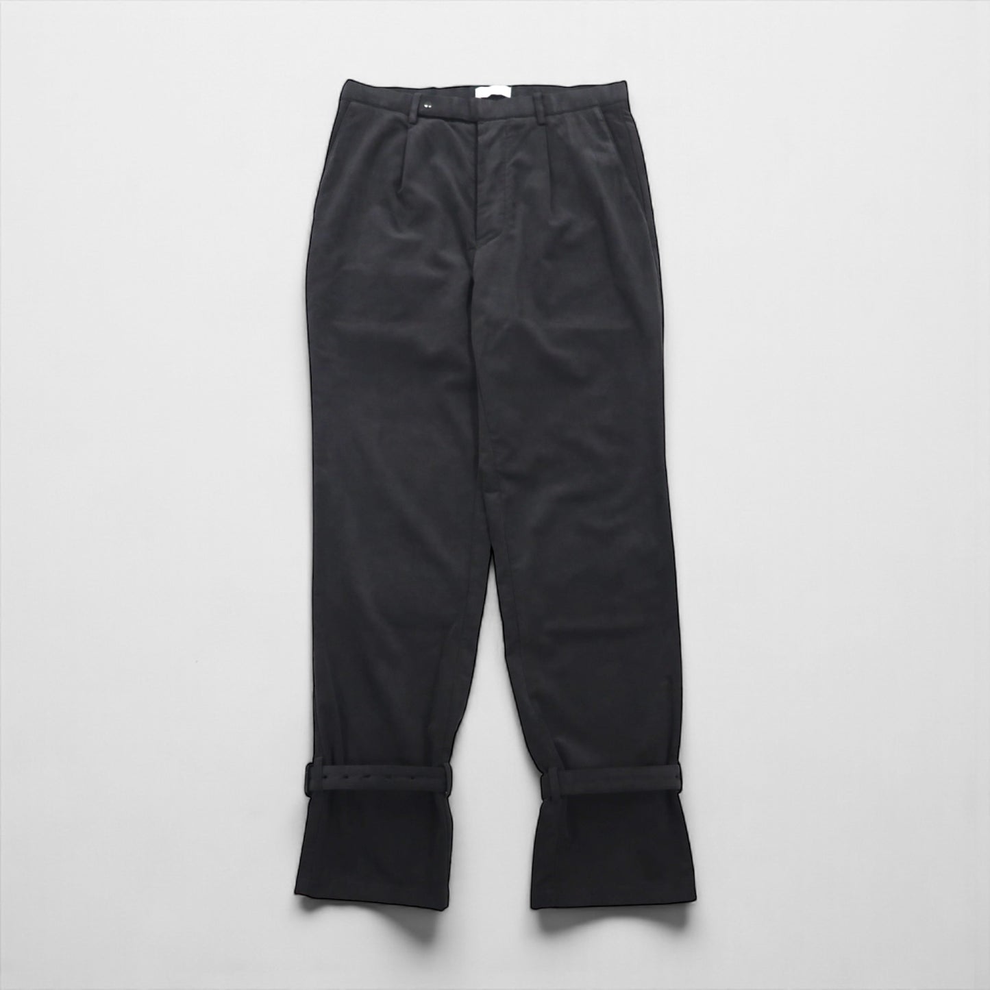 CLASS (POOL BY CLASS) Ultra Suede Pants, Size S, Gray, with Bondage Belt, CBGA09UNIB, Made in Japan