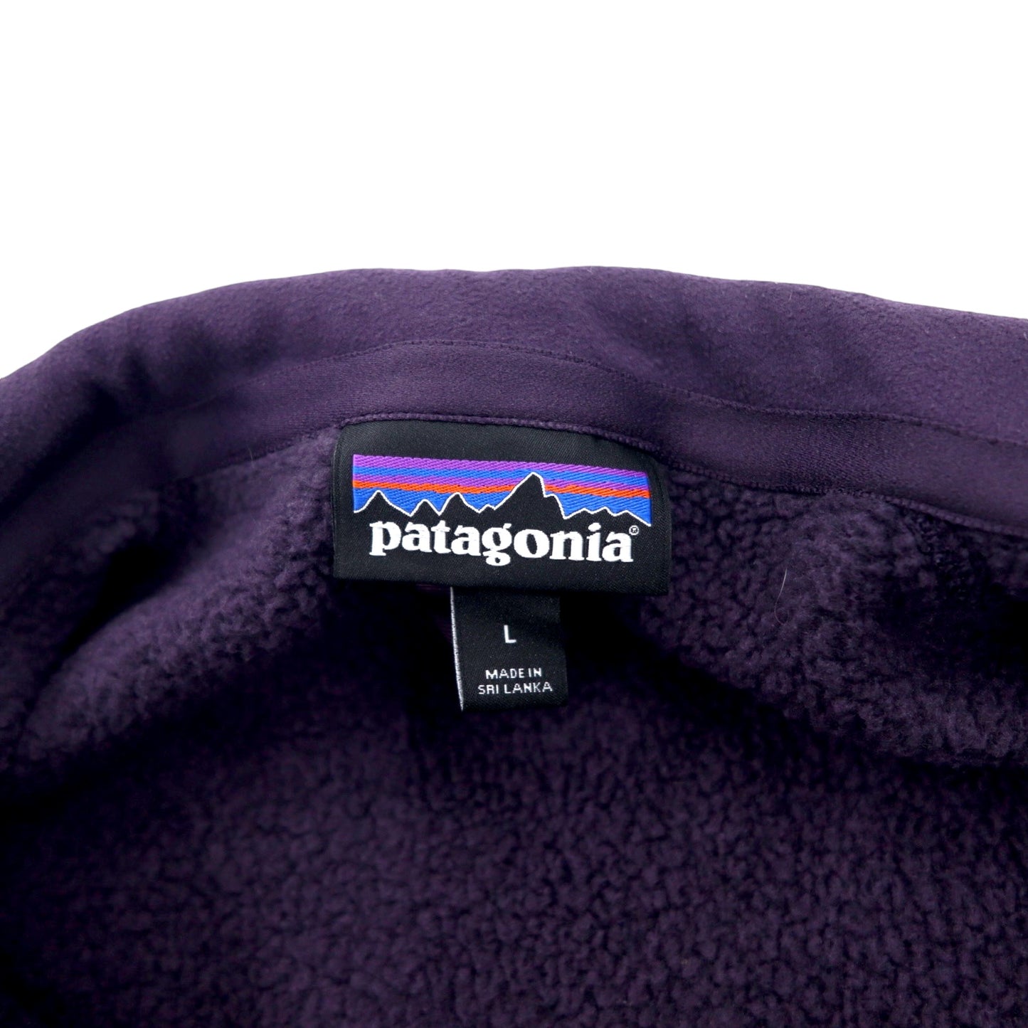 patagonia フリースベスト L パープル ポリエステル 25882FA20