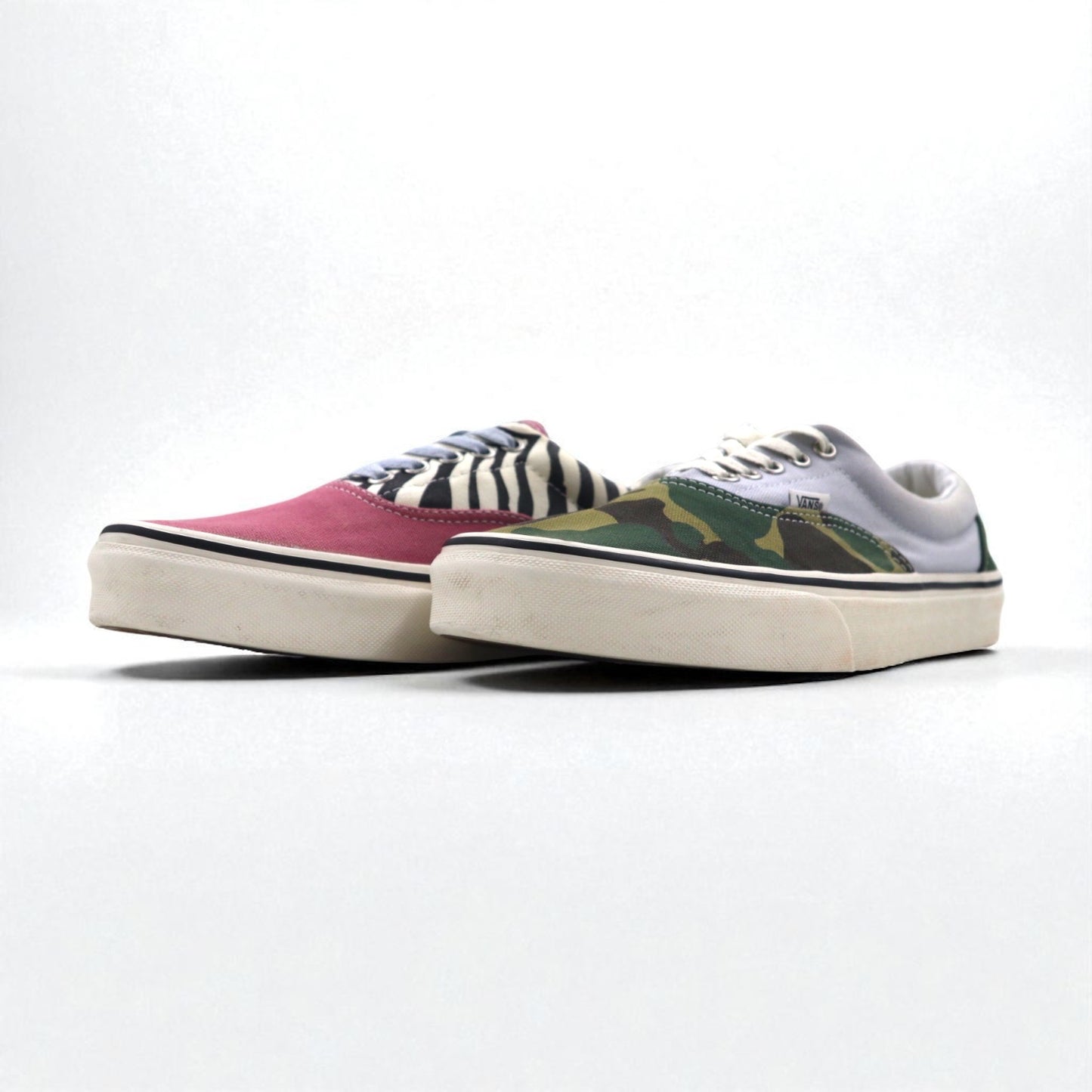 VANS エラ ERA ミスマッチ MISMATCH ZEBRA / CAMO スニーカー 28cm ゼブラ カモフラ キャンバス VN0A4U39