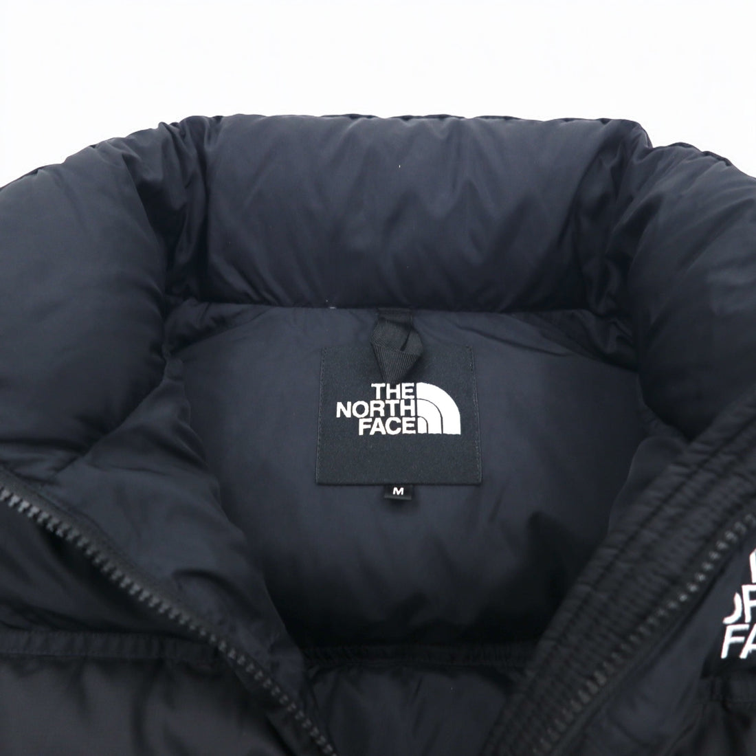 THE NORTH FACE Short Nuptse Jacket Down Jacket M Black Nylon NDW91952