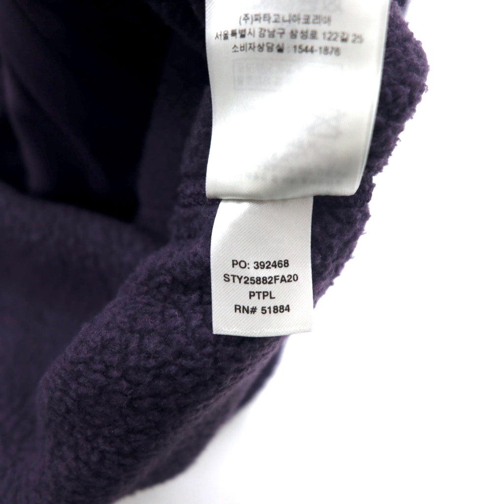 Patagonia Fleece Vest L Purple Polyester 25882FA20