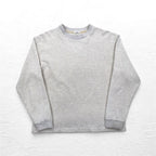 maillot American Dry Sweat Crew Neck Trainer M Grey Cotton Made in Japan