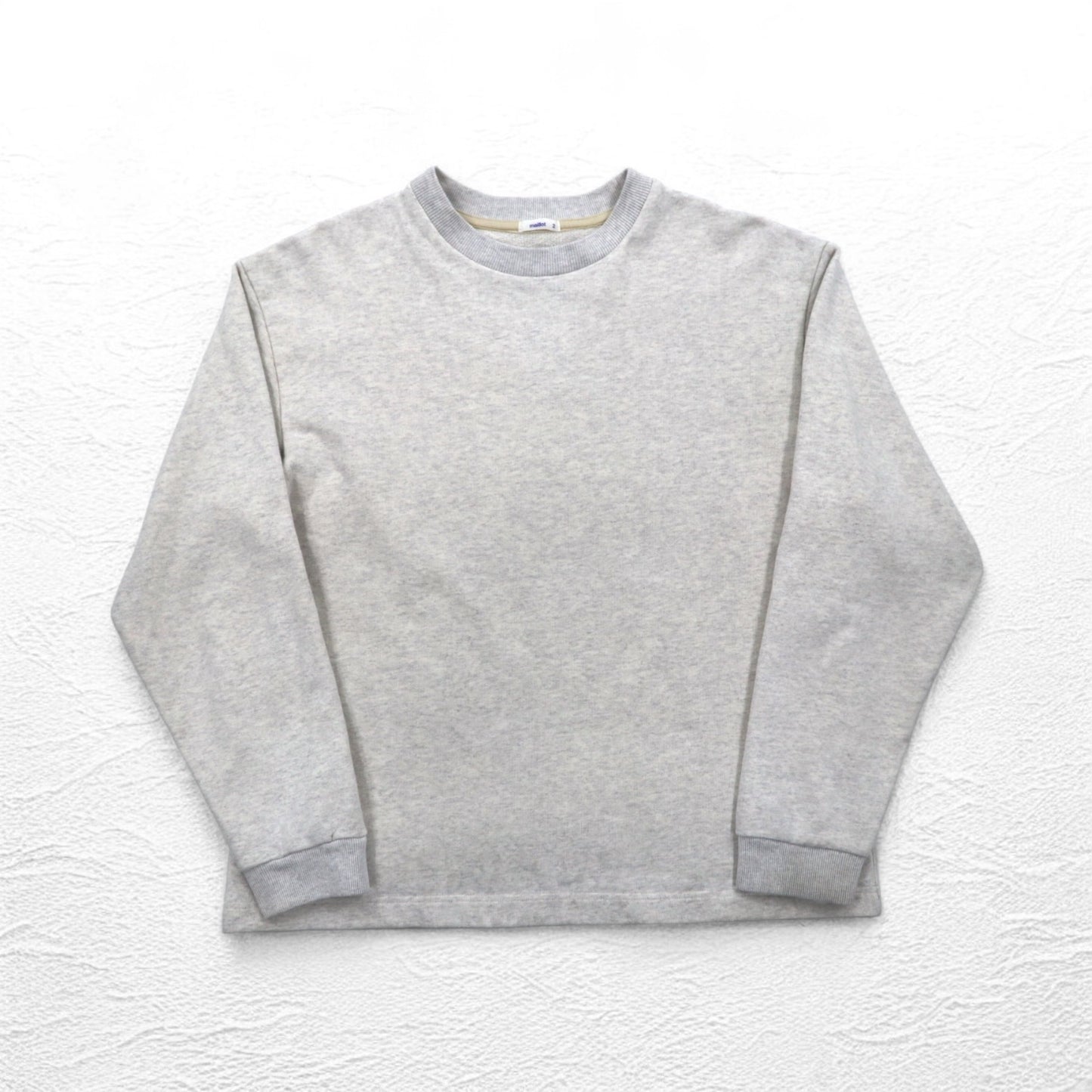 maillot アメリカン ドライ クルーネック スウェット American Dry Sweat Crew Neck Trainer M グレー コットン 日本製