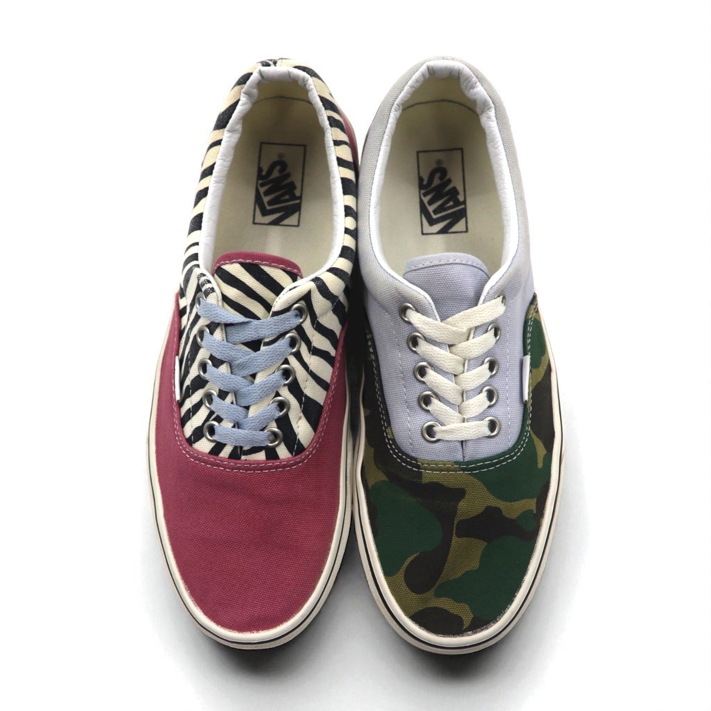 VANS エラ ERA ミスマッチ MISMATCH ZEBRA / CAMO スニーカー 28cm ゼブラ カモフラ キャンバス VN0A4U39