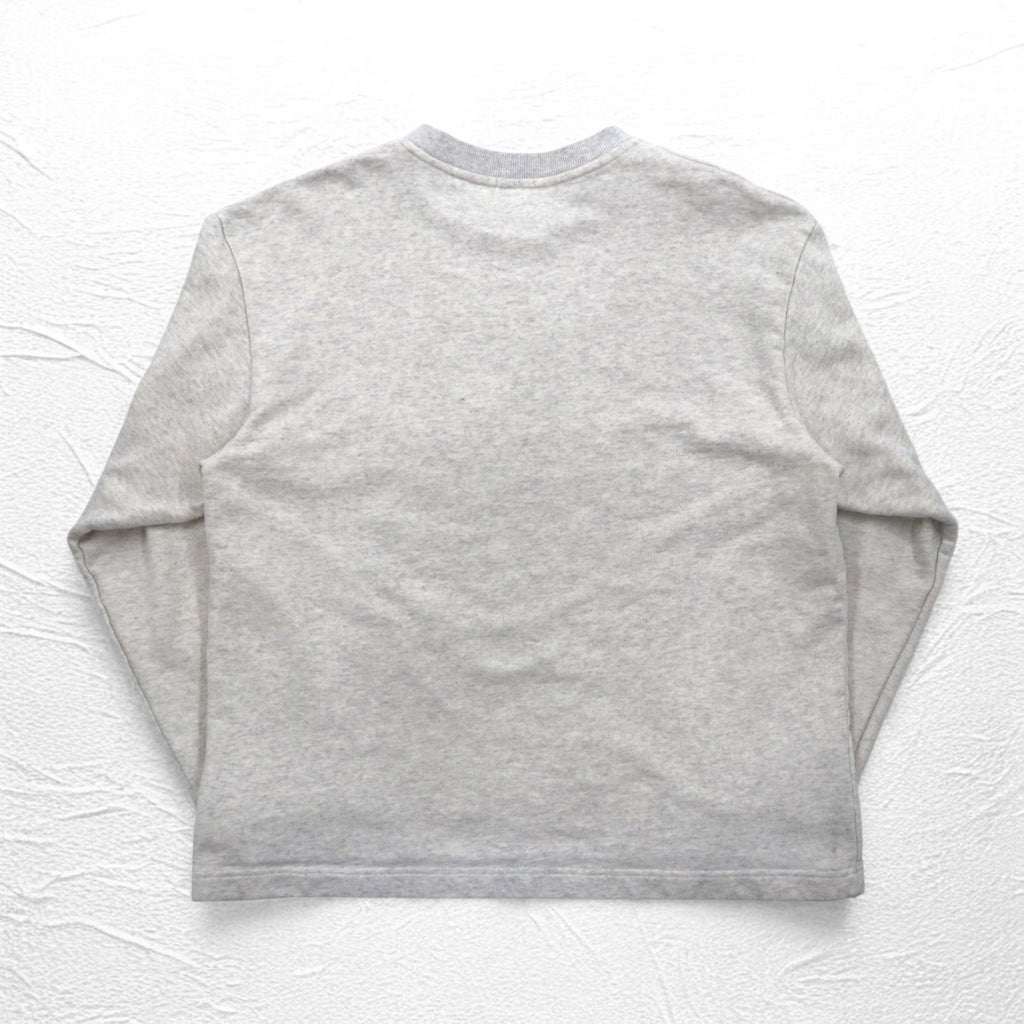 maillot American Dry Sweat Crew Neck Trainer M Grey Cotton Made in Japan