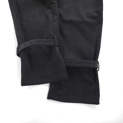 CLASS (POOL BY CLASS) Ultra Suede Pants, Size S, Gray, with Bondage Belt, CBGA09UNIB, Made in Japan