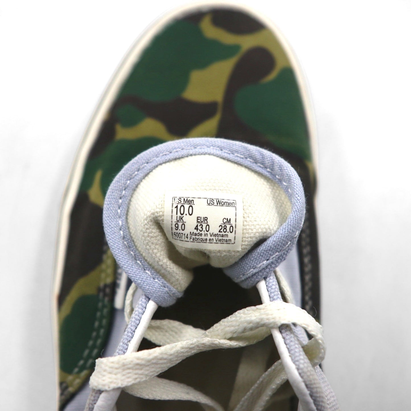 VANS エラ ERA ミスマッチ MISMATCH ZEBRA / CAMO スニーカー 28cm ゼブラ カモフラ キャンバス VN0A4U39