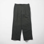 HUGO BOSS 90s Made in USA Wide-leg Pleated Tuck Slacks, Size L, Gray Wool