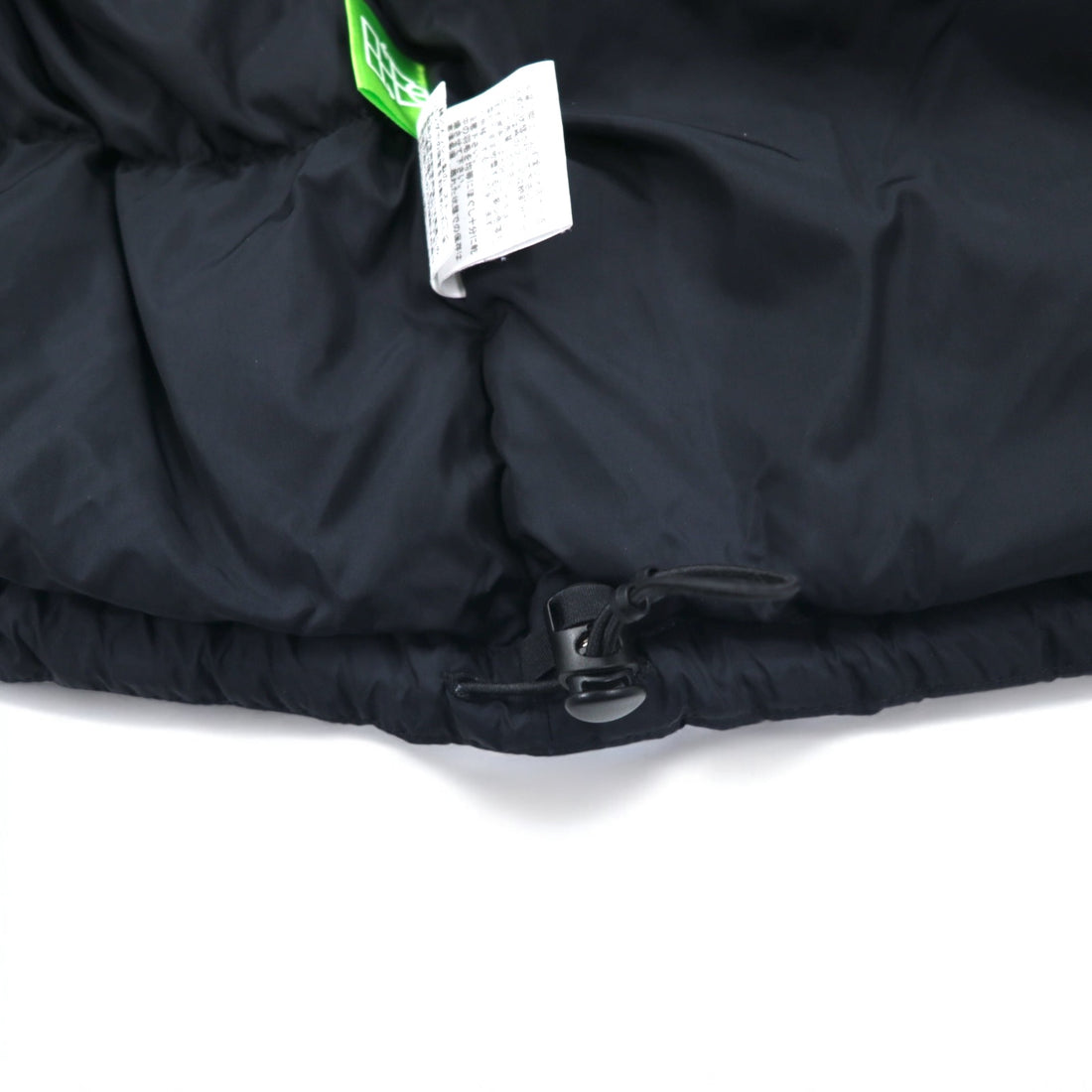 THE NORTH FACE Short Nuptse Jacket Down Jacket M Black Nylon NDW91952