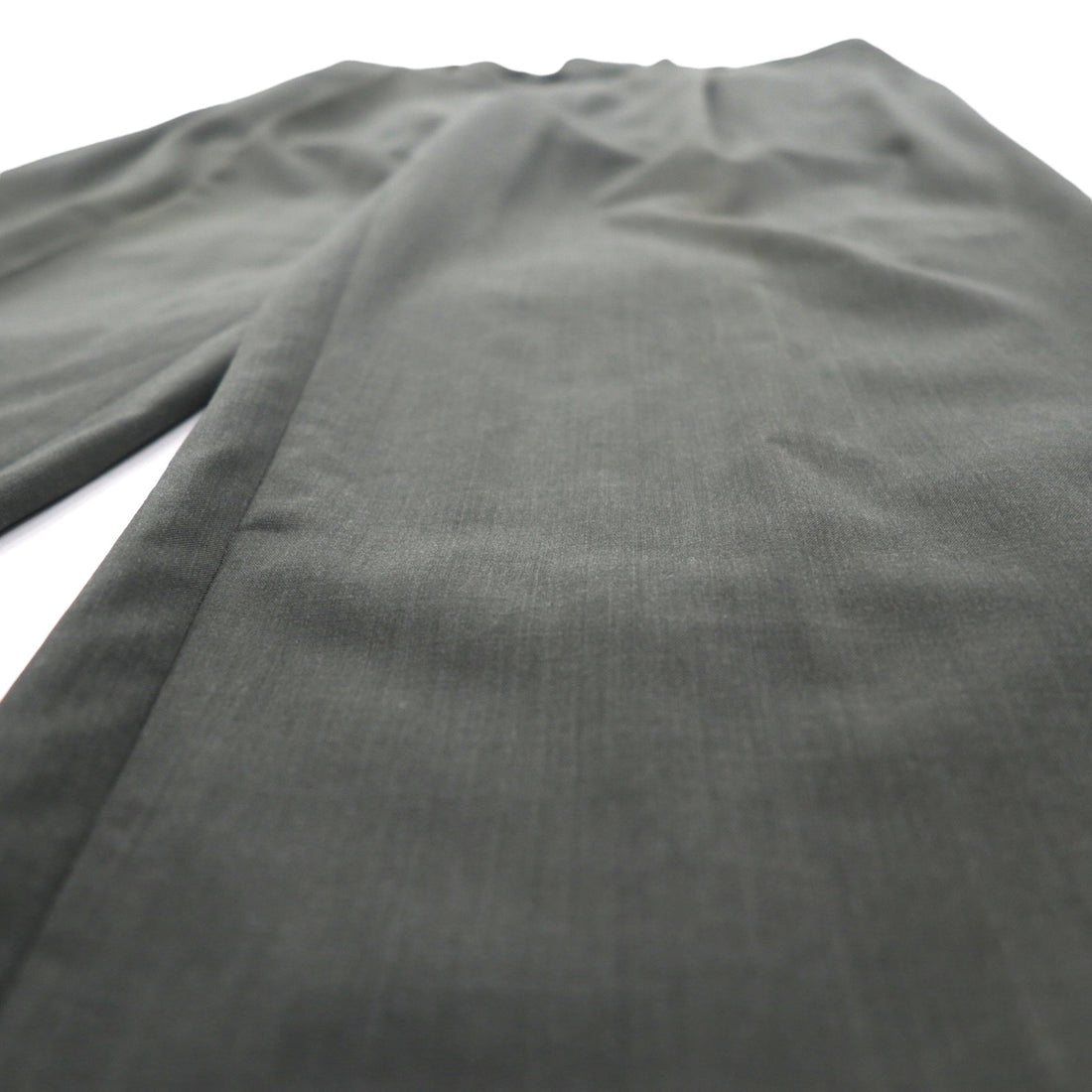 HUGO BOSS 90年代 USA製 タック ワイド スラックス パンツ L グレー ウール プリーツ