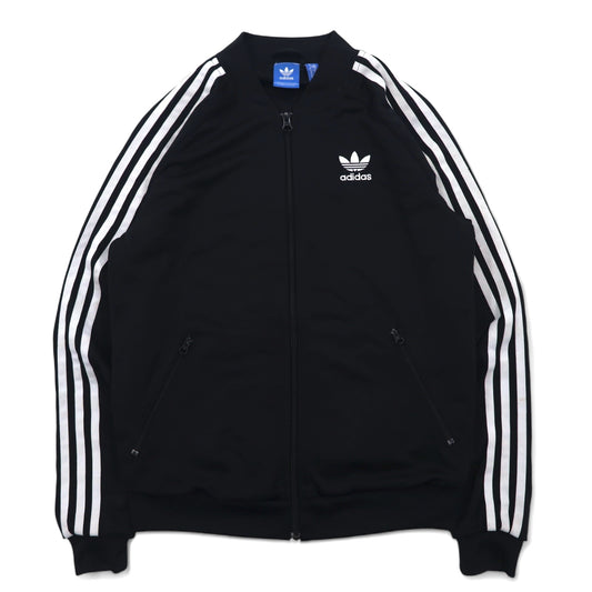 日本然リトテ-古着オンライン-adidas originalsトラックジャケット ジャージ OT ブラック ATP型 ポリエステル SUPER GIRL TRACK TOP AJ8432-adidas originals Track Jacket Jersey OT Black ATP Type Polyester SUPER GIRL TRACK TOP AJ8432