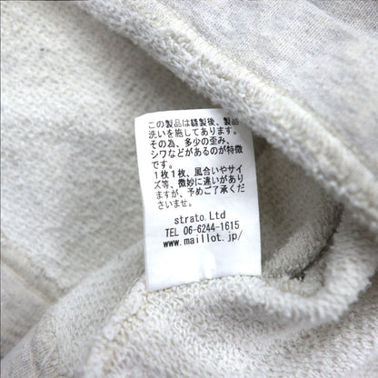 maillot アメリカン ドライ クルーネック スウェット American Dry Sweat Crew Neck Trainer M グレー コットン 日本製