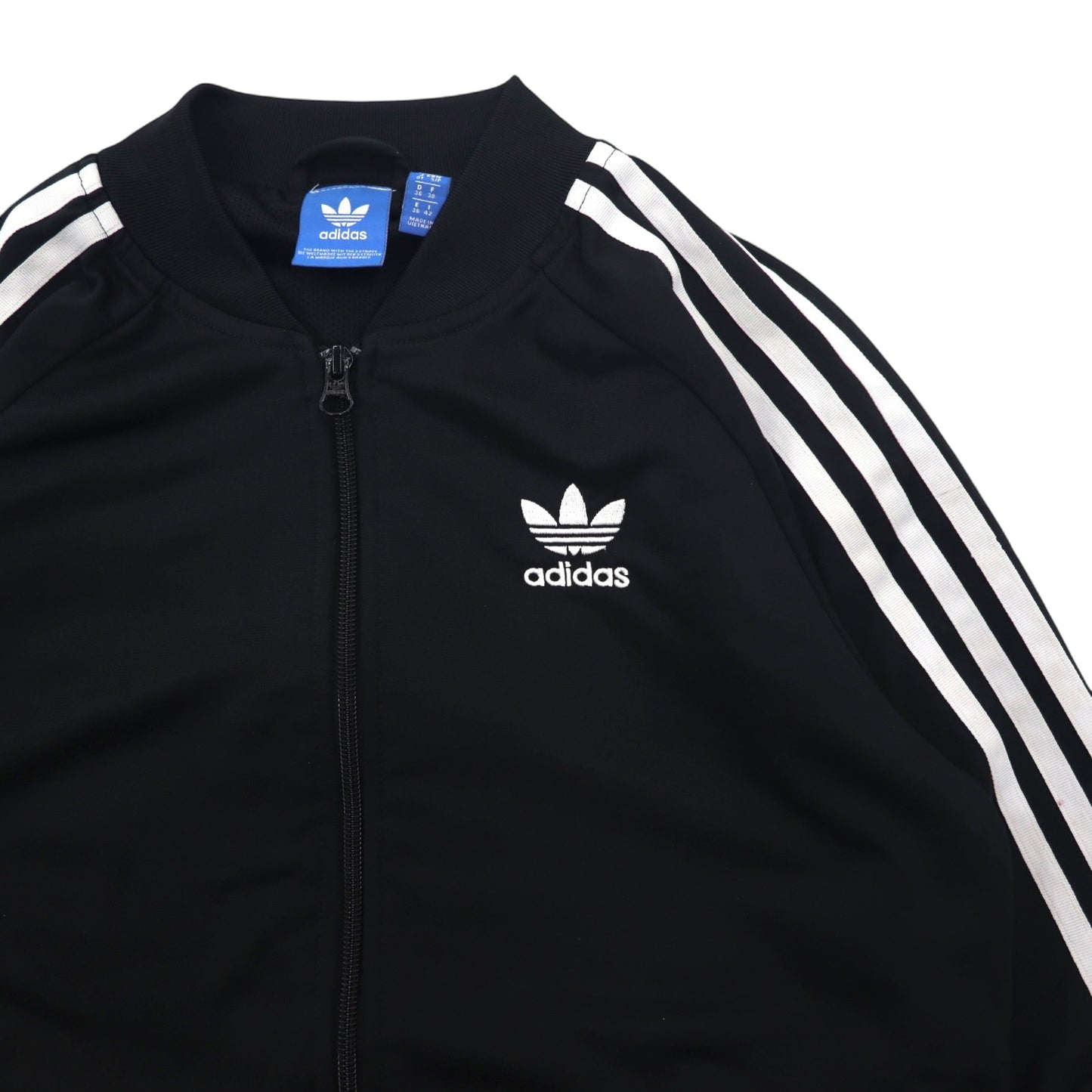 adidas originalsトラックジャケット ジャージ OT ブラック ATP型 ポリエステル SUPER GIRL TRACK TOP AJ8432