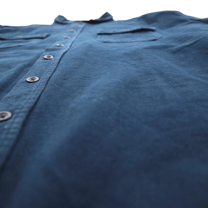 L.L.Bean シャミークロスシャツ フランネルシャツ 2XL ネイビー ダブルポケット ビッグサイズ 187924