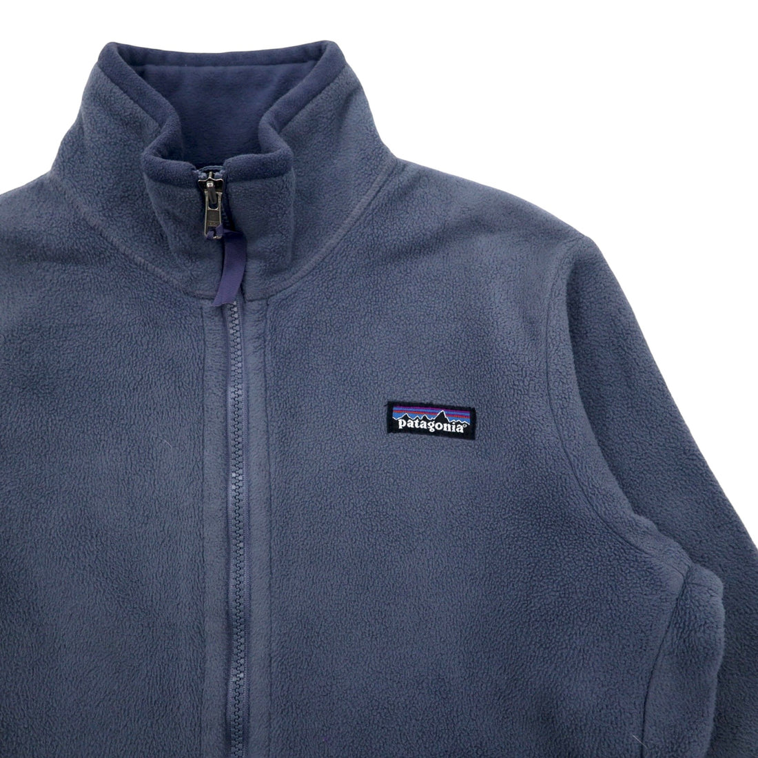 Patagonia USA Made SYNCHILLA Full Zip Fleece Jacket S Gray Polyester 28360
