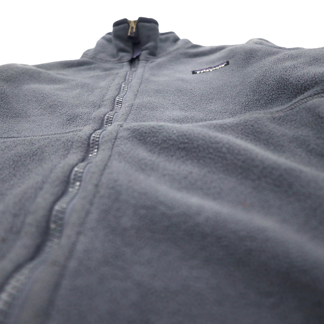 Patagonia USA Made SYNCHILLA Full Zip Fleece Jacket S Gray Polyester 28360