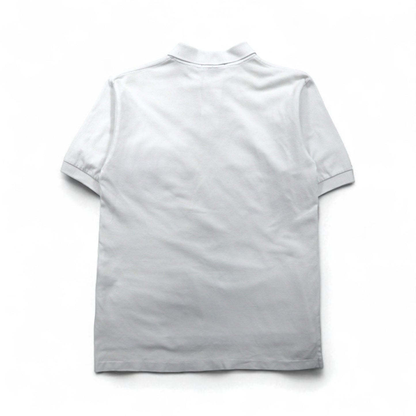 Polo by Ralph Lauren 90s Polo Bear Chest Pocket Polo Shirt, Size L, White, Pique, Single Point Embroidery