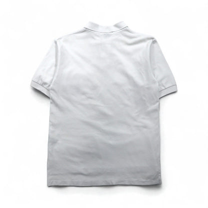 Polo by Ralph Lauren 90s Polo Bear Chest Pocket Polo Shirt, Size L, White, Pique, Single Point Embroidery