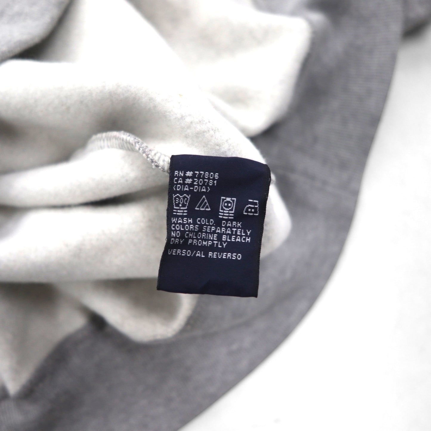 TOMMY HILFIGER 90年代 ヘビーウェイト 前V スウェット トレーナー XL グレー ワンポイントロゴ