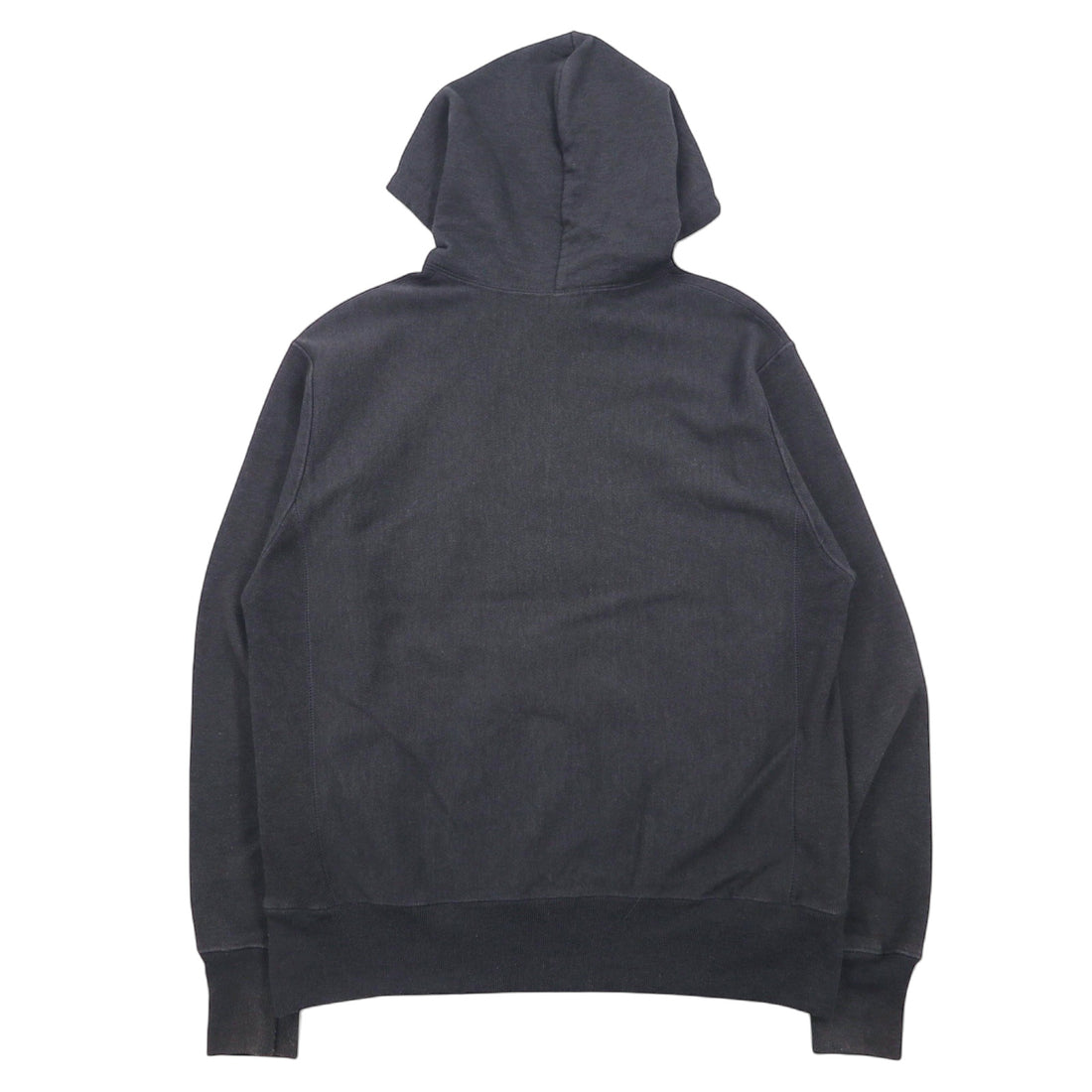 Champion Reverse Weave Pullover Hoodie, XL, Grey, Cotton, Blue Single Tag, Reprint, College Arch Logo, 2-Layer Print