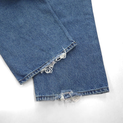 Carhartt Wide Leg Denim Jeans, XL, Relaxed Fit, Indigo, Size B460 LVB