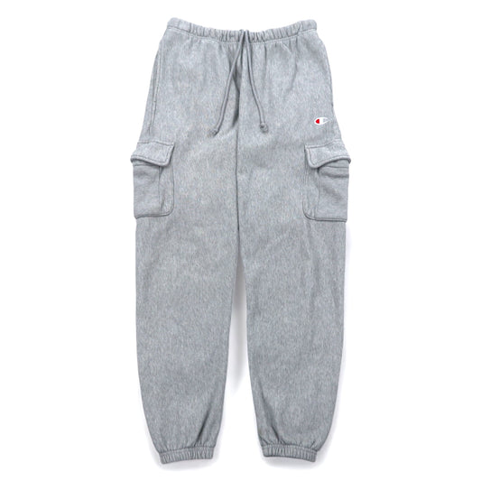 Champion リバースウィーブ REVERSE WEAVE スウェット カーゴパンツ L グレー コットン 青単タグ 復刻