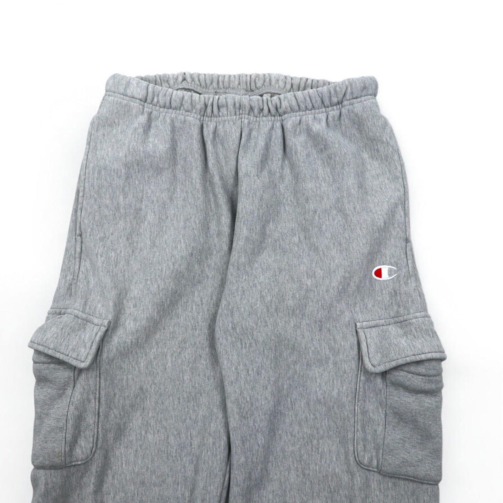 Champion Reverse Weave Sweat Cargo Pants L Grey Cotton Blue Single Tag Reissue