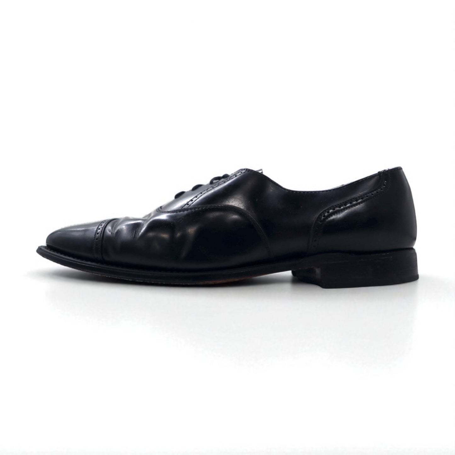 Vintage Punched Cap Toe Dress Shoes パンチドキャップトゥ ドレスシューズ 28.5cm ブラック レザー 105523