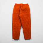South2 West8 Quilted Pants, Size M, Orange, Padded, Polyester, Zippered Legs, Slit, LQ0706, Made in Japan
