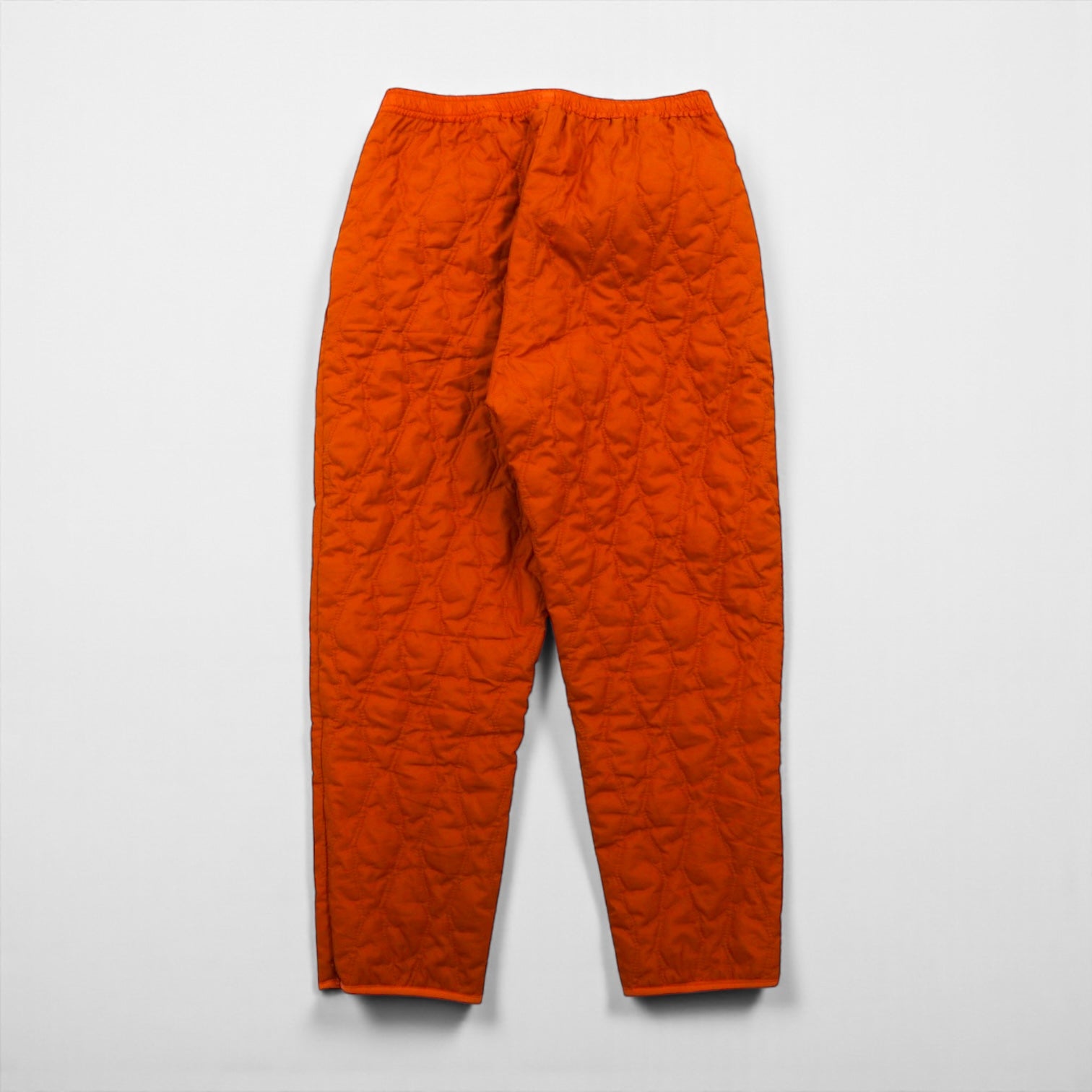 South2 West8 Quilted Pants, Size M, Orange, Padded, Polyester, Zippered Legs, Slit, LQ0706, Made in Japan