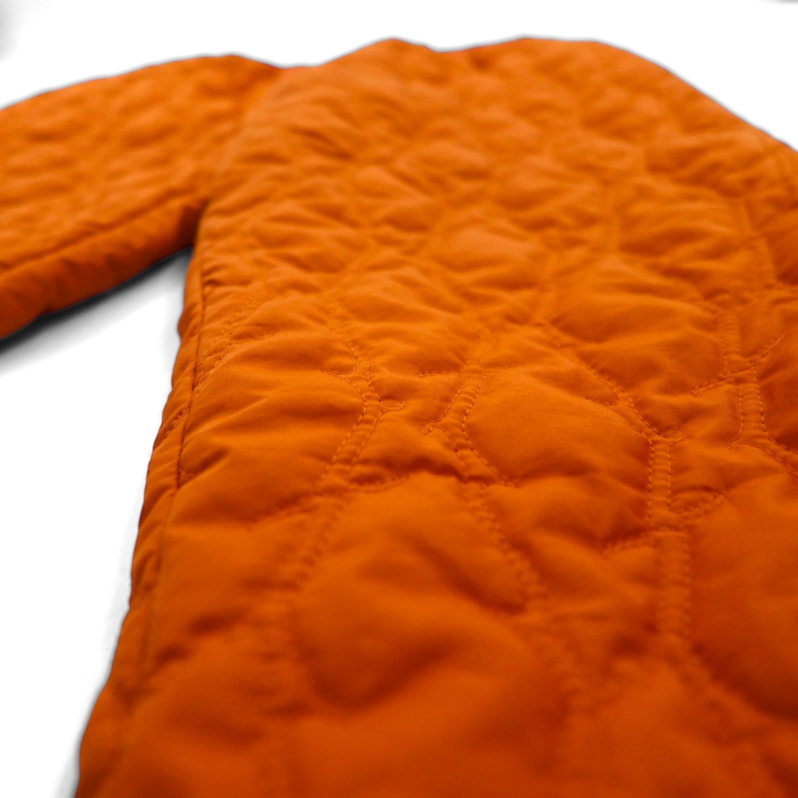 South2 West8 Quilted Pants, Size M, Orange, Padded, Polyester, Zippered Legs, Slit, LQ0706, Made in Japan