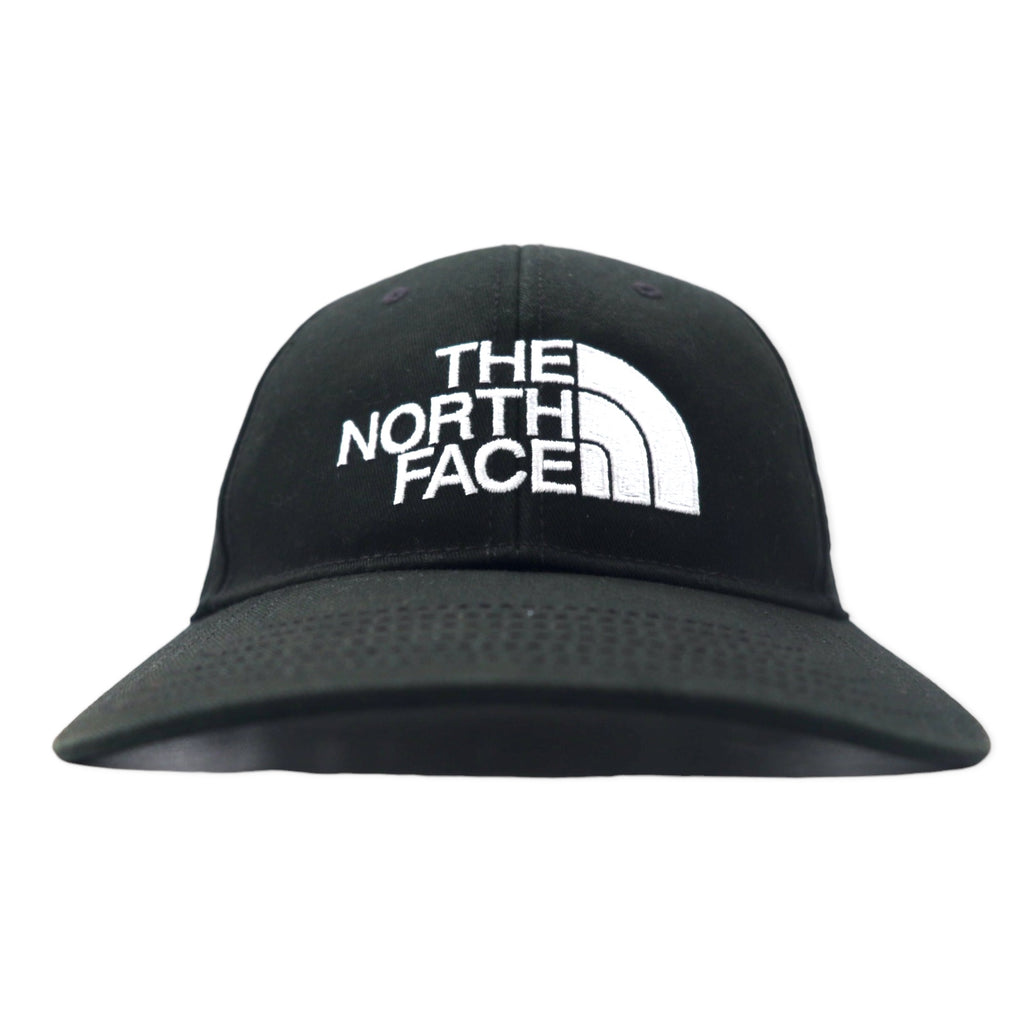 日本然リトテ-古着オンライン-THE NORTH FACE ロゴ刺繍 トレッキング キャップ FREE ブラック コットン NN01450-THE NORTH FACE Logo Embroidery Trekking Cap FREE Black Cotton NN01450
