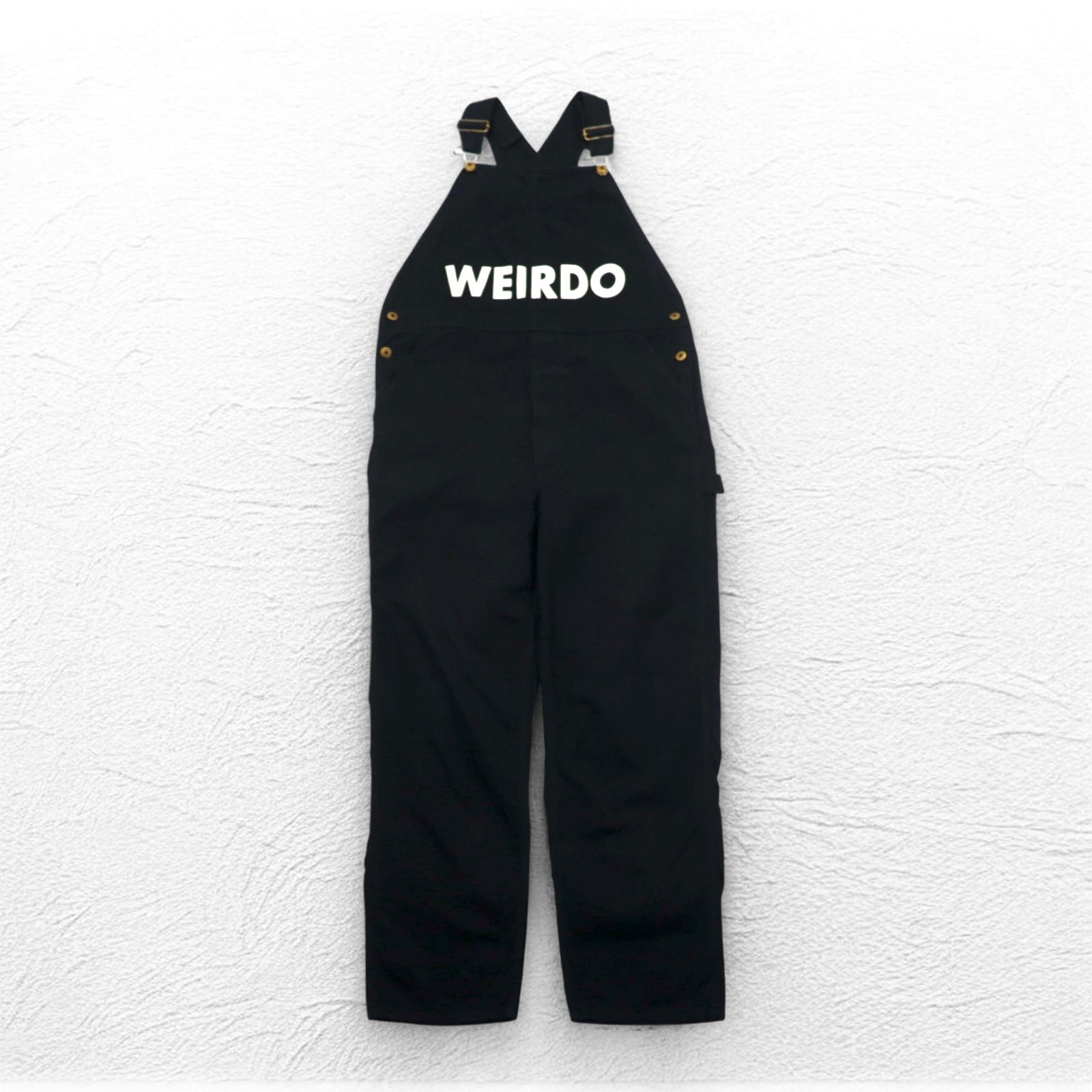 WEIRDO Overalls M Black WOLF BAIT-OVERALL Cotton GROWN-UP WRD-19-SS-25 Made in Japan