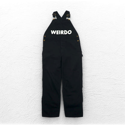 WEIRDO オーバーオール M ブラック WOLF BAIT-OVERALL コットン GROWN-UP WRD-19-SS-25 日本製