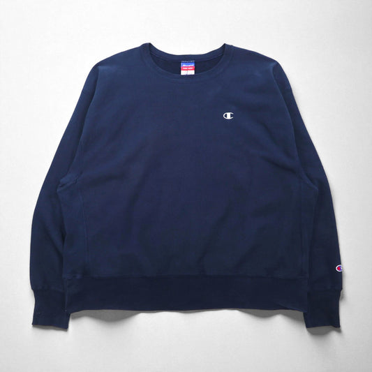 Champion リバースウィーブ REVERSE WEAVE スウェット トレーナー 2XL ネイビー