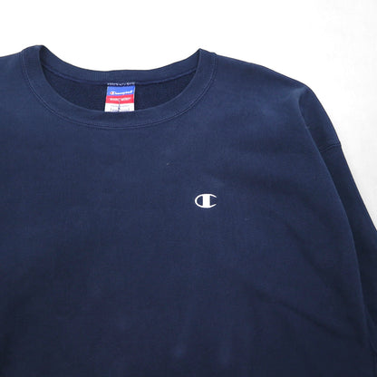 Champion リバースウィーブ REVERSE WEAVE スウェット トレーナー 2XL ネイビー
