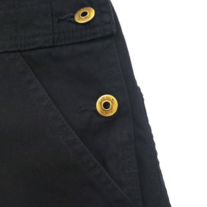 WEIRDO オーバーオール M ブラック WOLF BAIT-OVERALL コットン GROWN-UP WRD-19-SS-25 日本製