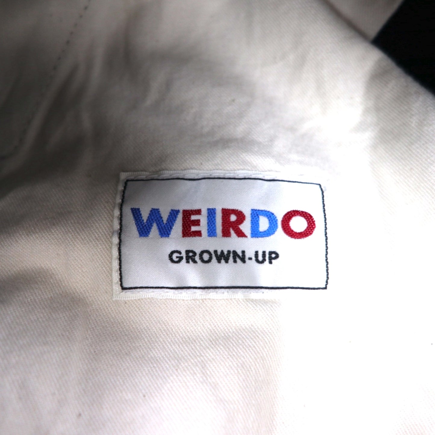 WEIRDO オーバーオール M ブラック WOLF BAIT-OVERALL コットン GROWN-UP WRD-19-SS-25 日本製