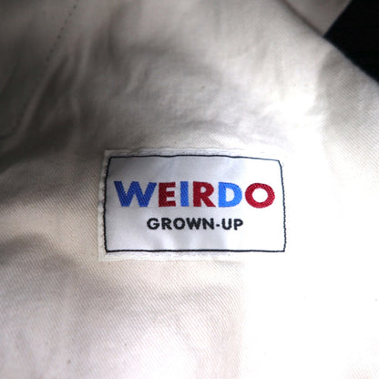 WEIRDO オーバーオール M ブラック WOLF BAIT-OVERALL コットン GROWN-UP WRD-19-SS-25 日本製