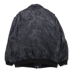 80s Liberto Cow Leather A-2 Flight Jacket, L, Brown, Cowhide, Removable Boa Liner