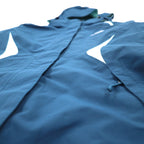 THE NORTH FACE HYVENT Waterproof Mountain Parka S Navy Nylon Zip-in-Zip US Standard A6FB