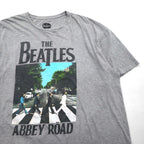 THE BEATLES Official Rock Band T-Shirt, Size 3XL, Gray Cotton, Abbey Road