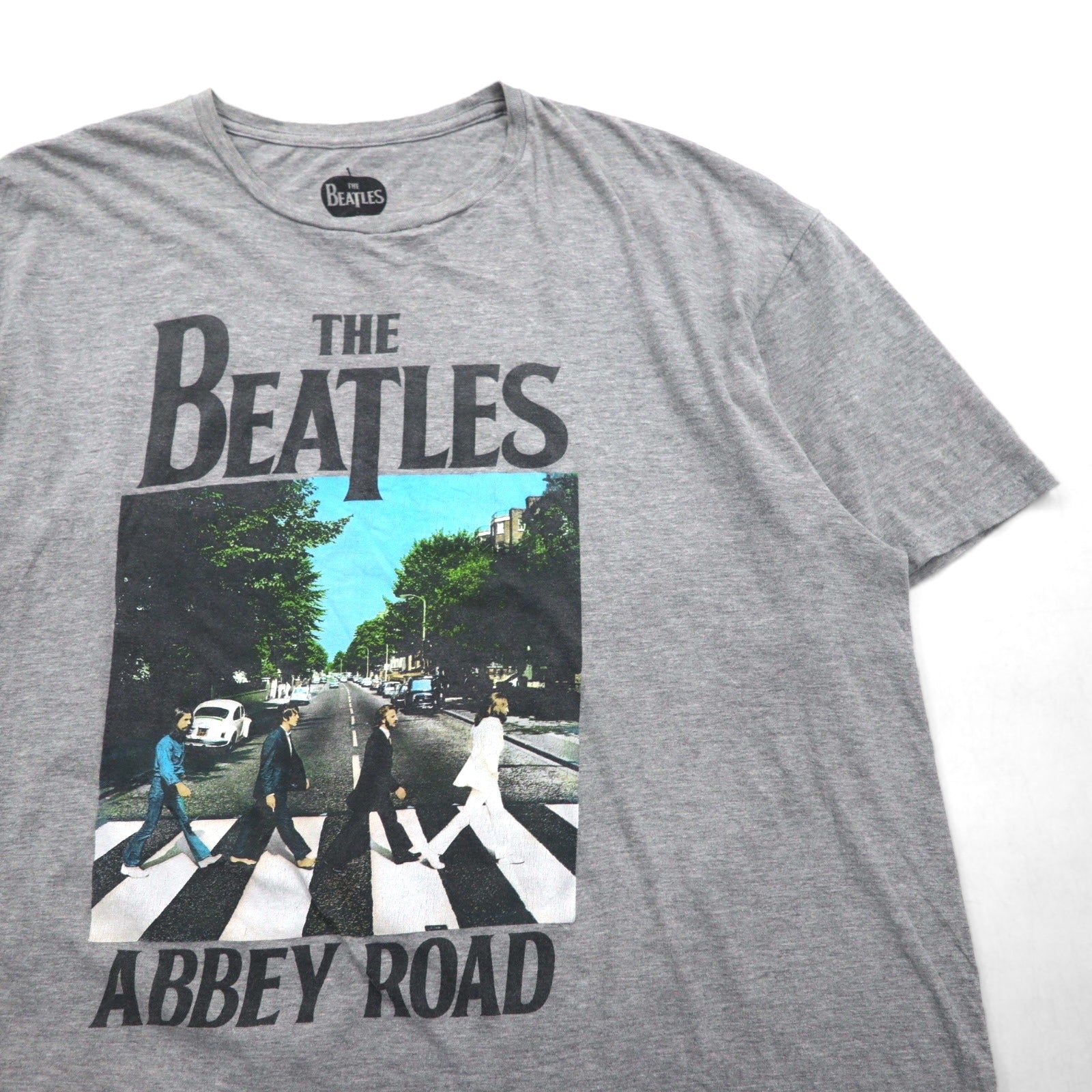 THE BEATLES Official Rock Band T-Shirt, Size 3XL, Gray Cotton, Abbey Road