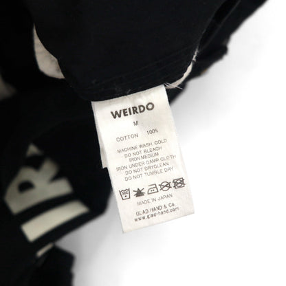 WEIRDO オーバーオール M ブラック WOLF BAIT-OVERALL コットン GROWN-UP WRD-19-SS-25 日本製